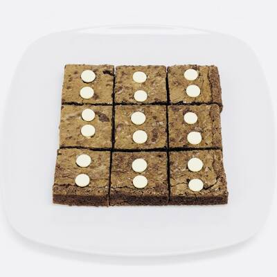 Brownie Sütlü 18 Dilim - Donuk Pasta