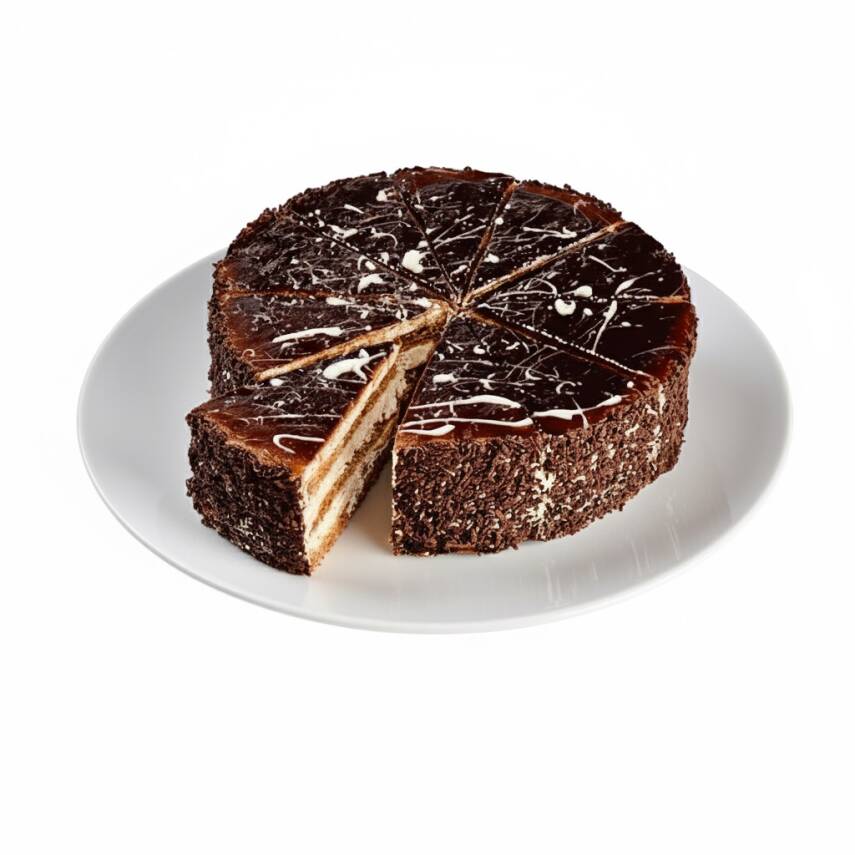 Çikolatalı Pasta 10 Dilim - 1